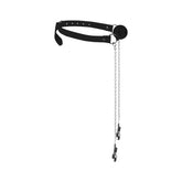 Breathable Ball Gag With Nipple Clamps